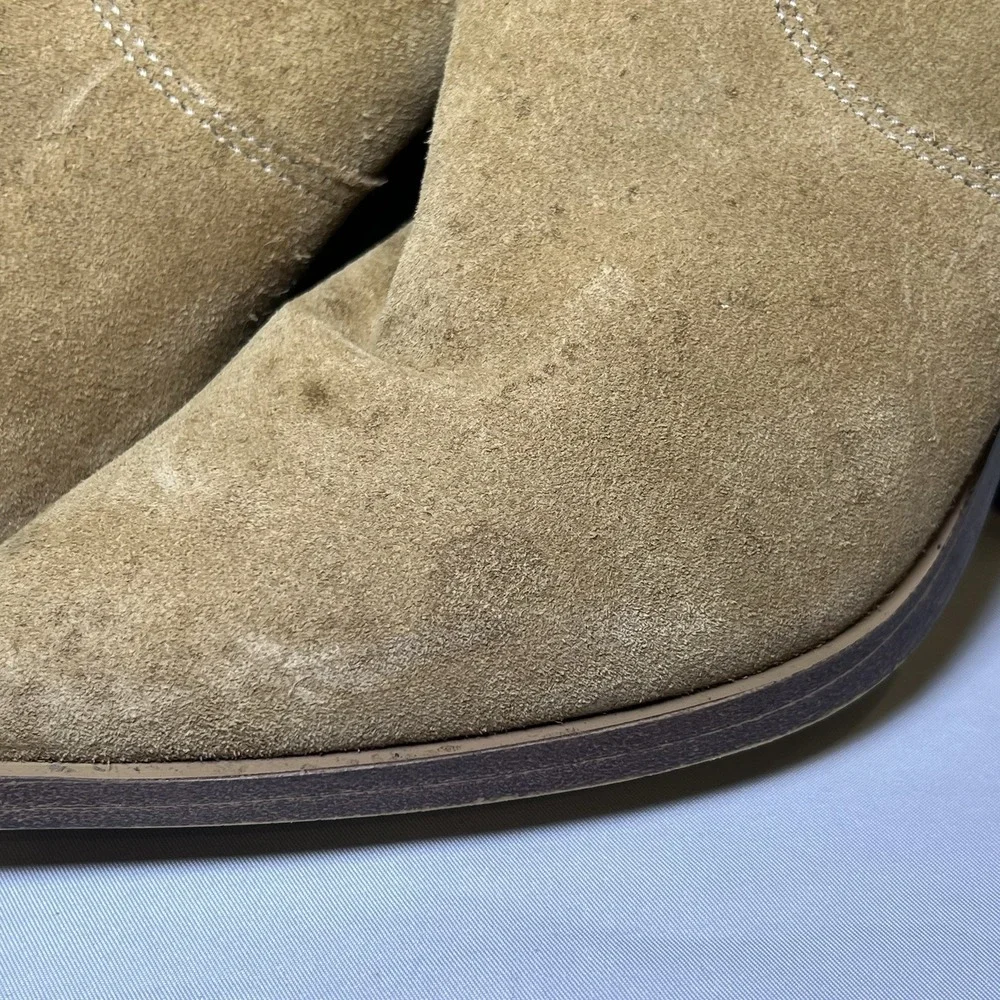 Chelsea & Violet Women's Size 7.5 Brown Suede Western Boots Leather *read* - Picture 3 of 10